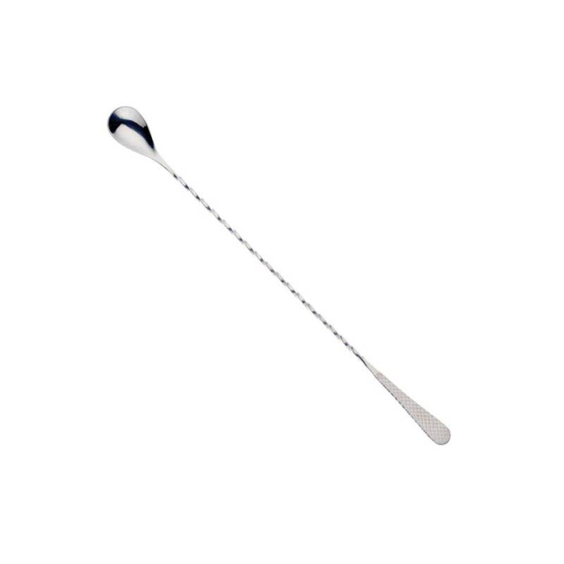 Bar spoon Japanese Style stainless steel diamond latex decoration cm 33.5