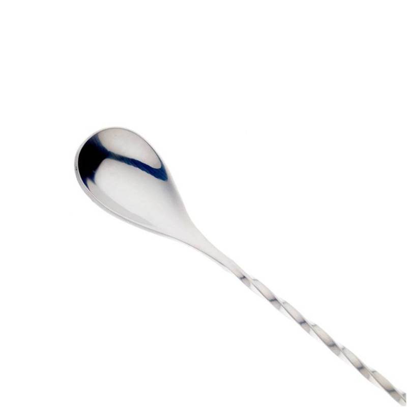 Bar spoon Japanese Style stainless steel diamond latex decoration cm 33.5