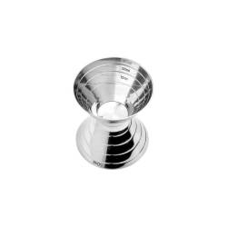 Jigger Calabrese Urban Bar in acciaio inox in ml e oz.