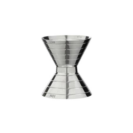 Jigger Calabrese Urban Bar in acciaio inox in ml e oz.