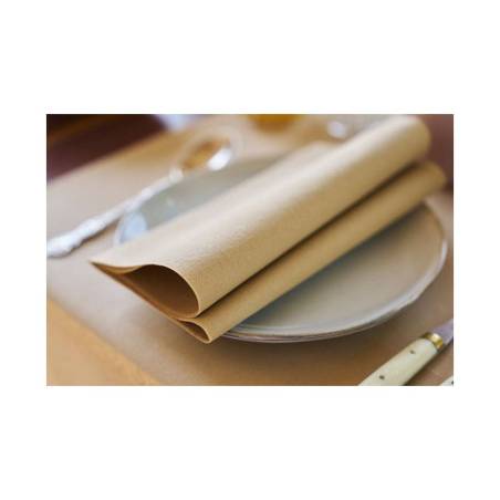 Duni Napkin in Bio-Dunisoft Natural Brown cm 40x40