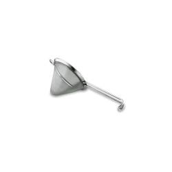 Conical stainless steel mesh strainer cm 10