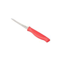 Stainless steel and red abs tomato serrated knife cm 22