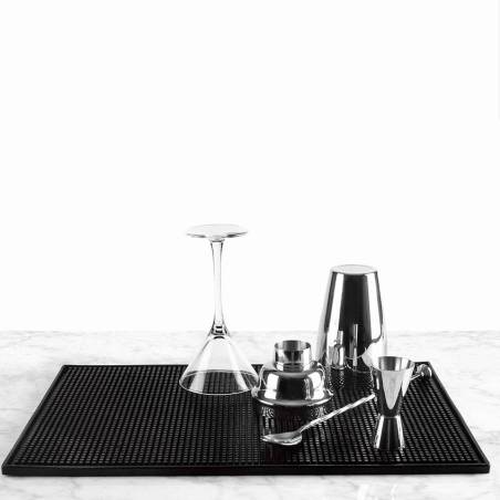 Tappetino bar versa mat in pvc nero cm 45x30x0,8