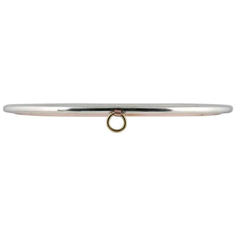 Agnelli tinned copper conical pan for farinata cm 45