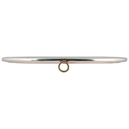 Agnelli tinned copper conical pan for farinata cm 45