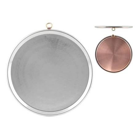 Agnelli tinned copper conical pan for farinata cm 45