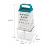 Grattugia 4 facce con contenitore in acciaio inox e plastica