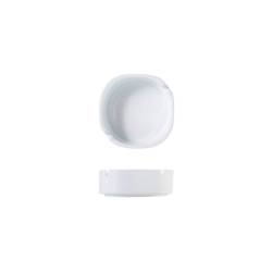 White porcelain round ashtray cm 9