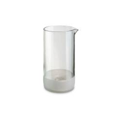 Caraffa I Was a Bottle in vetro trasparente e satinato cl 45