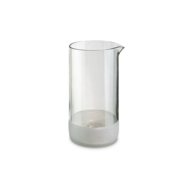 Caraffa I Was a Bottle in vetro trasparente e satinato cl 45