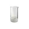 Caraffa I Was a Bottle in vetro trasparente e satinato cl 45