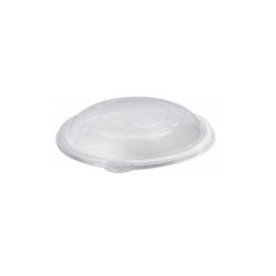 Assiette plate en pulpe de cellulose avec couvercle en pet cm 25