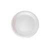 Assiette plate en pulpe de cellulose avec couvercle en pet cm 25