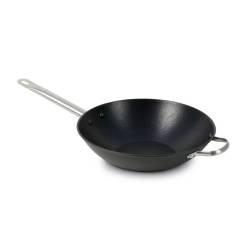 Wok in alluminio antiaderente per induzione cm 28