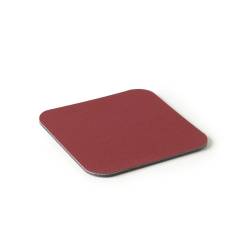 Sottobicchiere quadro Stella in pvc accoppiato bordeaux cm 10