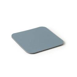 Sottobicchiere quadro Stella in pvc accoppiato azzurro cm 10