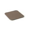 Sottobicchiere quadro Stella in pvc accoppiato marrone cm 10