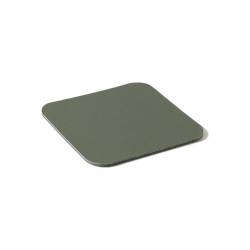 Posavasos cuadrado Star en pvc verde laminado cm 10