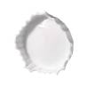 Porte-gâteau rond en porcelaine blanche plissée 18 cm