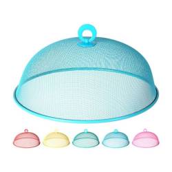 Painted metal round food cover in assorted colors cm 35