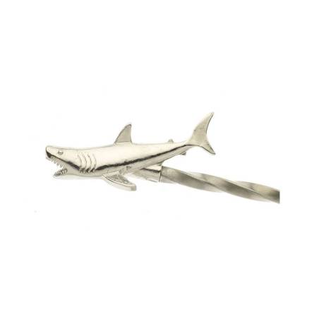 Cuchara de bar de acero inoxidable con tiburón cm 33