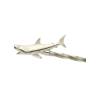 Cuillère de bar en acier inoxydable avec requin cm 33