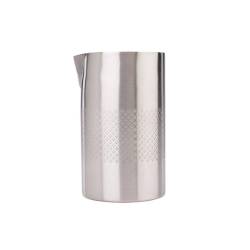 Lata de mezcla de doble pared de acero inoxidable con decoración de rejilla de diamantes cl 62,5