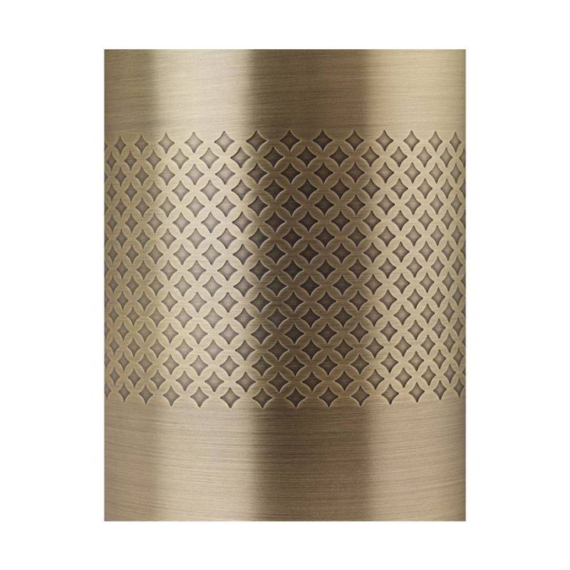 Mezcla de estaño Doble Pared en acero inoxidable decoración diamante celosía oro antiguo cl 62,5