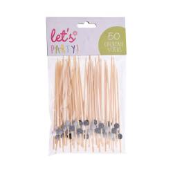 Bamboo Pearl stick in assorted colors cm 12