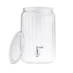 Dispenser beverage con rubinetto in acrilico lt 7,6