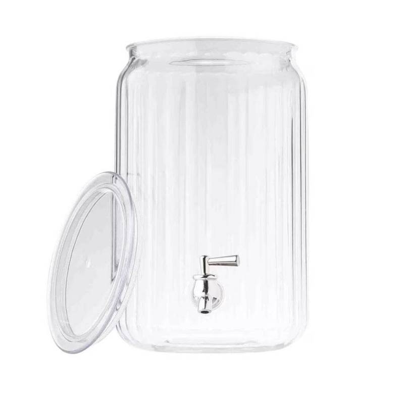 Dispenser beverage con rubinetto in acrilico lt 7,6