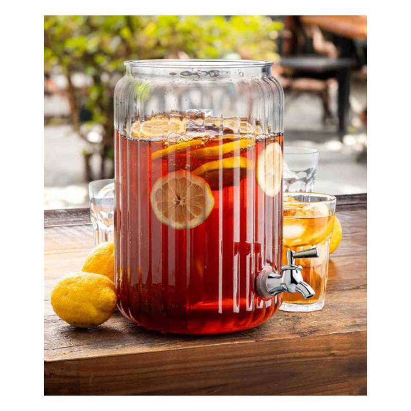 Dispenser beverage con rubinetto in acrilico lt 7,6