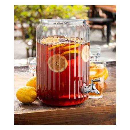 Dispenser beverage con rubinetto in acrilico lt 7,6