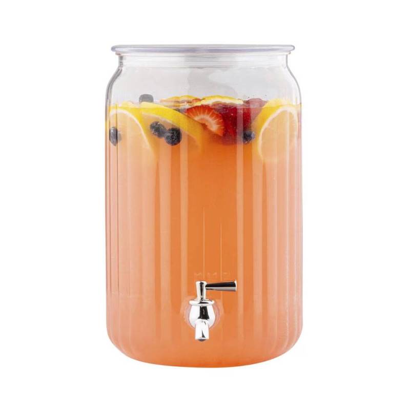 Dispenser beverage con rubinetto in acrilico lt 7,6