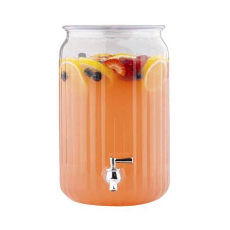 Dispenser beverage con rubinetto in acrilico lt 7,6