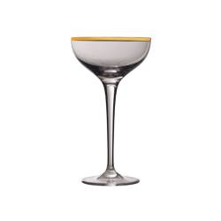 Coppa champagne Alto coupe Gold Rim Urban Bar in vetro cl 18