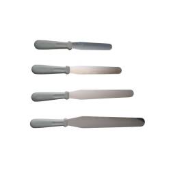 Set 4 spatole cuoco in acciaio inox