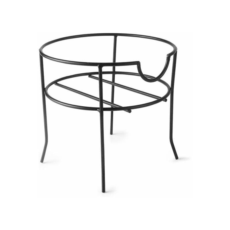 Black steel dispenser stand