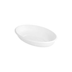 Piatto ovale fondo Bionic in bagassa cm 20,3x13,5x4