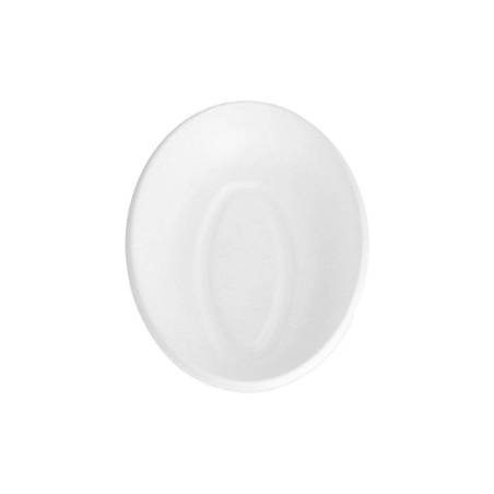 Plat ovale à fond bionique en bagasse cm 20,3x13,5x4