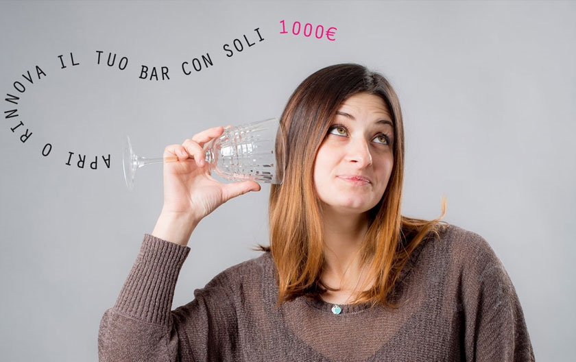 Attrezza il tuo bar con soli 1000€