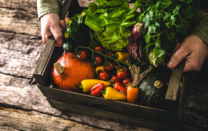 Autumn: the season of colors--even on the table