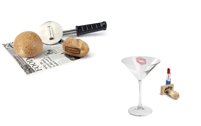 Personalize the sandwich marker and plate and glass stamp!